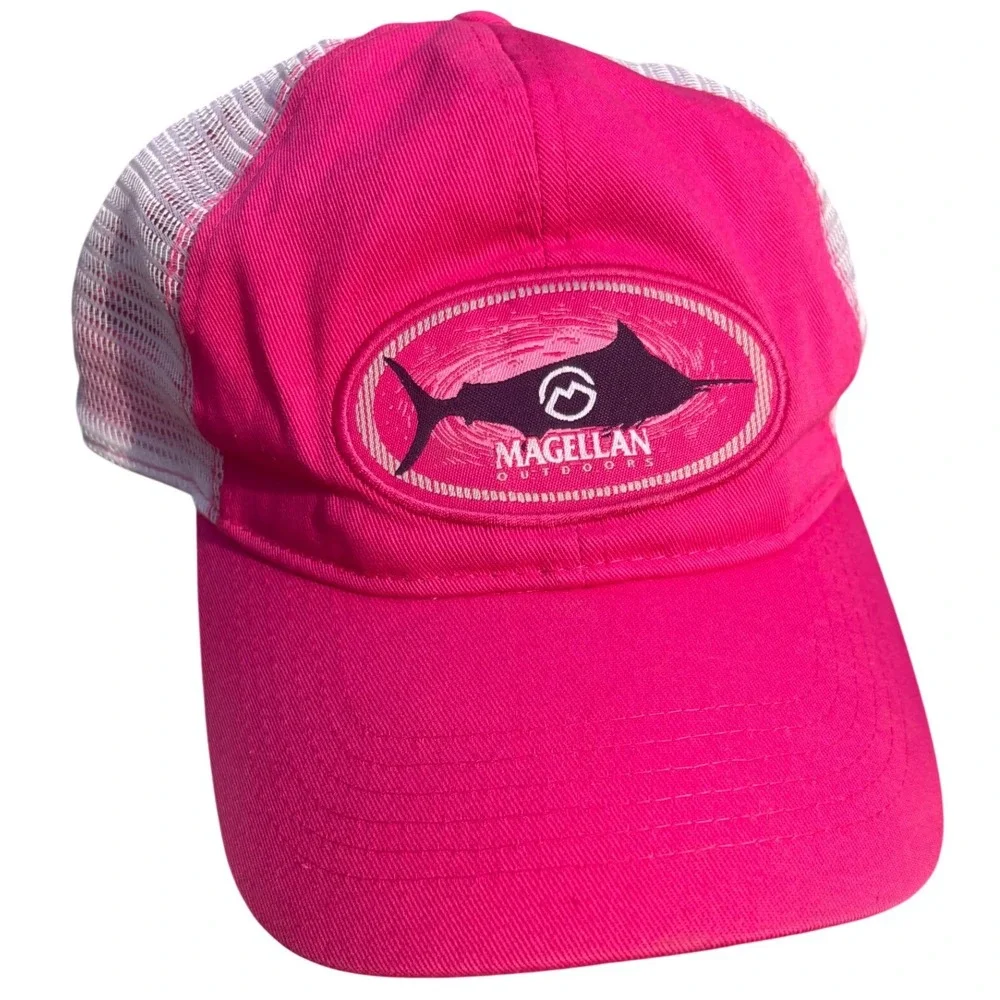Magellan Outdoors Trucker Hat Women OSFM Marlin Mesh Snapback LIKE NEW